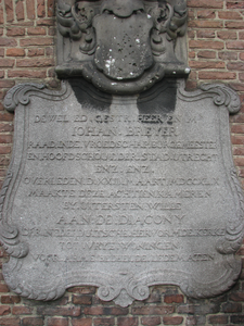 819500 Afbeelding van de herinneringssteen in de gevel van het pand Wittevrouwensingel 14 te Utrecht.N.B. Ter ...